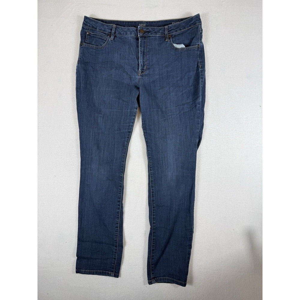 ana A New Approach Skinny Jeans Womens Size 33/16 Medium Wash Stretch Denim